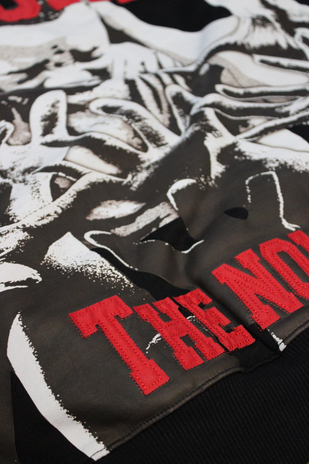 "ITN"Black Satin Lined Zip Up